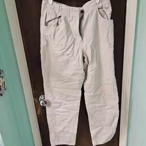 Christopher & Banks Women's Cream Trousers